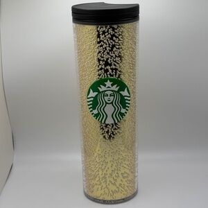 STARBUCKS 2020 Christmas New Year's Gold Champagne Bubble 16oz Beverage Tumbler